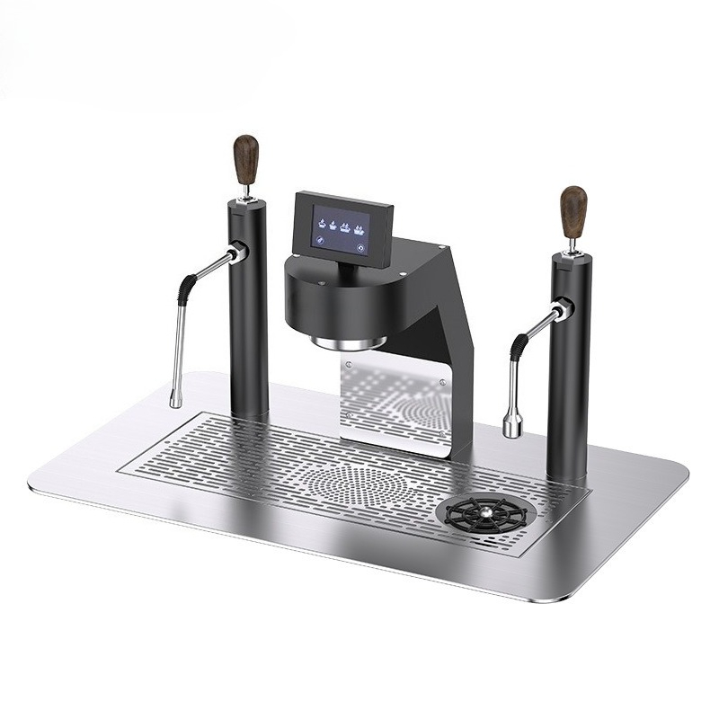 ハイエンドの業務用半自動内蔵紅茶/コーヒーマシン。バーカウンターのお茶抽出装置。