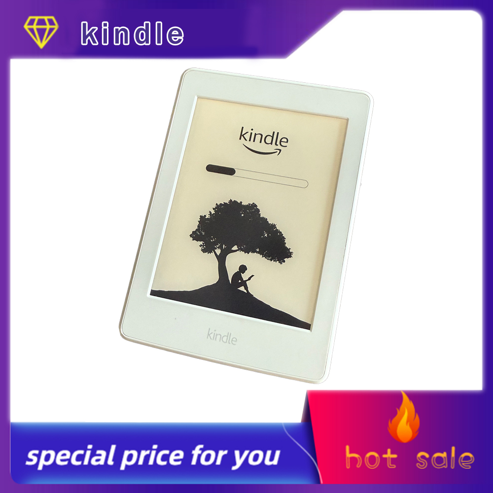 中古 電子ブック Eリーダー 電子インクブック A kindle Paperwhite 6th 4GB ライト Kindle 電子リーダー 電子ブック 電子リーダー livro 用に登録可能