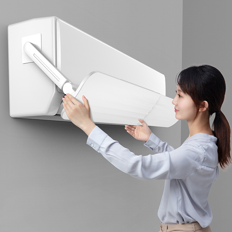 調節可能なエアコンディフレクター伸縮式フロントガラス閉じ込めエアディフレクターフロントガラスダストカバー家庭用