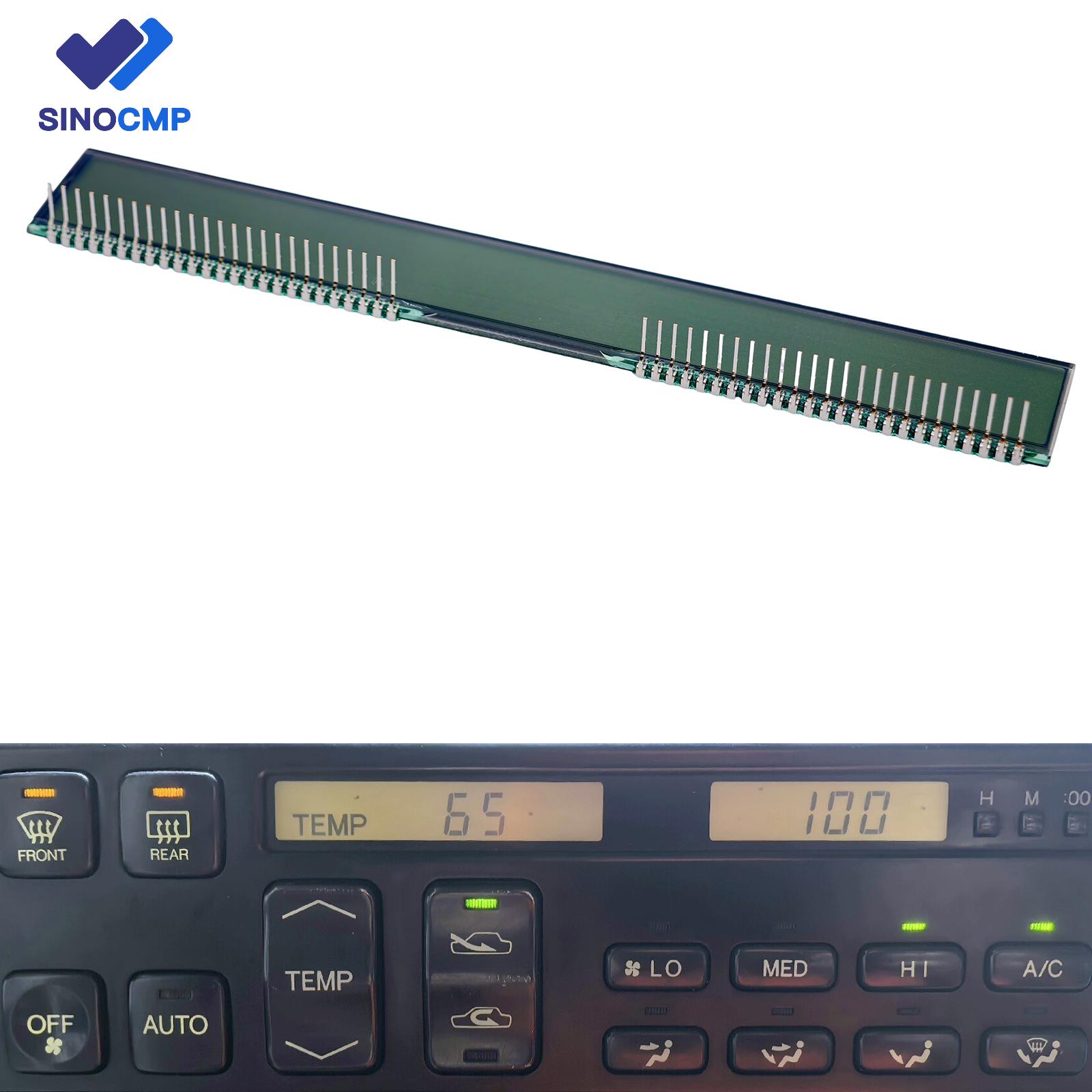 50 ピン LCD 表示画面レクサス LS400 A/C 気候制御ユニット 1993-1994 左手ドライブ用