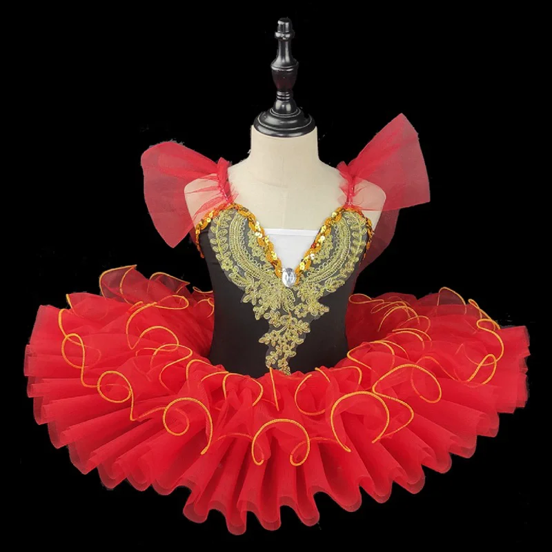 ピンクのチュチュドレス女の子服 Vestidos パフォーマンスバレリンダンスドレス女の子バレエレオタード夏バレエ子供衣装