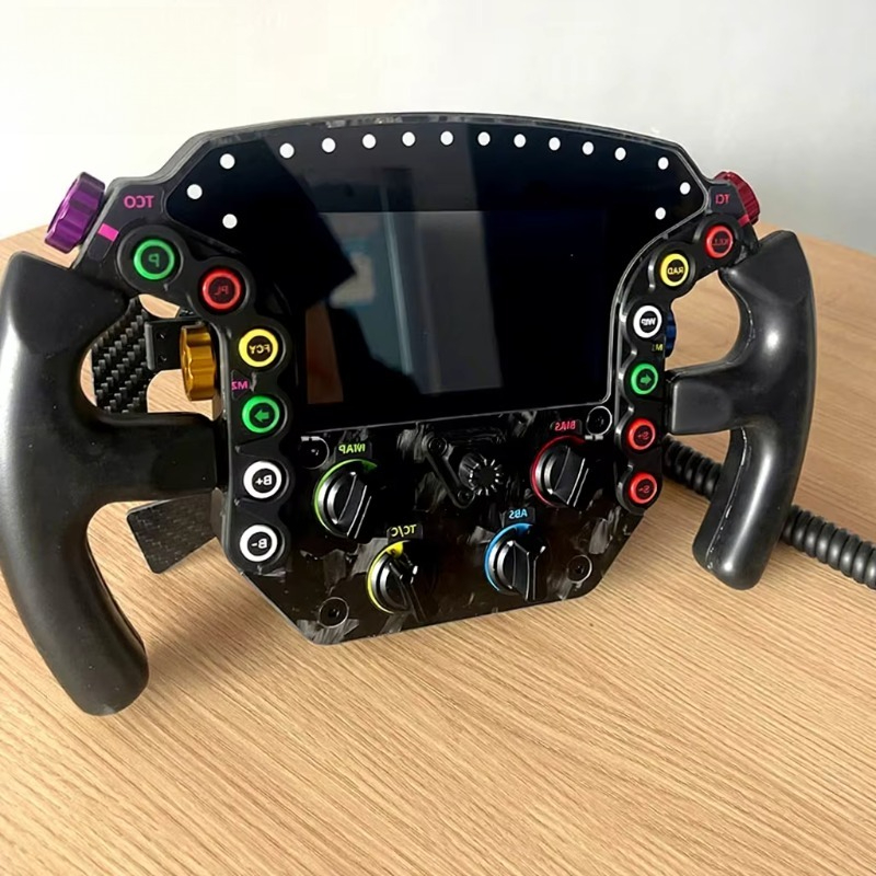 ドライビング レーシング シミュレーター アクセサリー ダイレクト ドライブ ホイール ゲーム用ステアリング ホイールとペダル