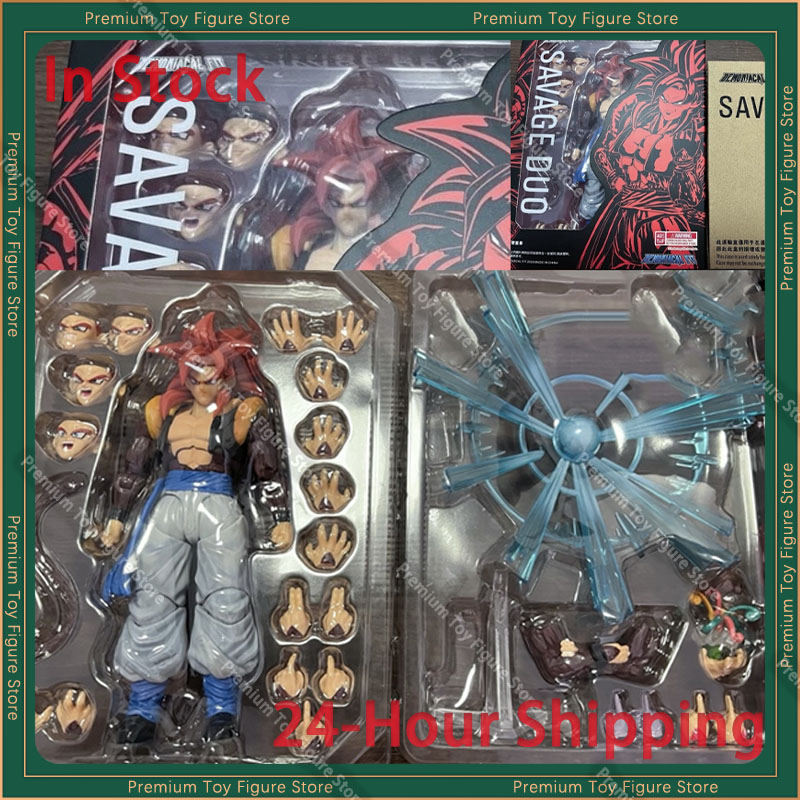 在庫 Demoniacal フィット SSJ4 ゴジータ アクションフィギュアドラゴンボール GT 3.0 フィギュア超サイヤ人 4 ゴジータ置物 SHF 模型玩具