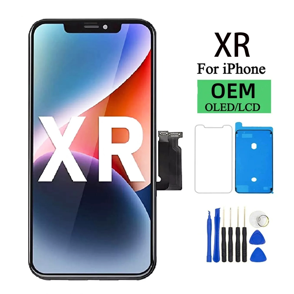 100% 優れた OEM Pantalla iPhone XR LCD ディスプレイタッチスクリーンデジタイザアセンブリ iPhone XR LCD 交換用