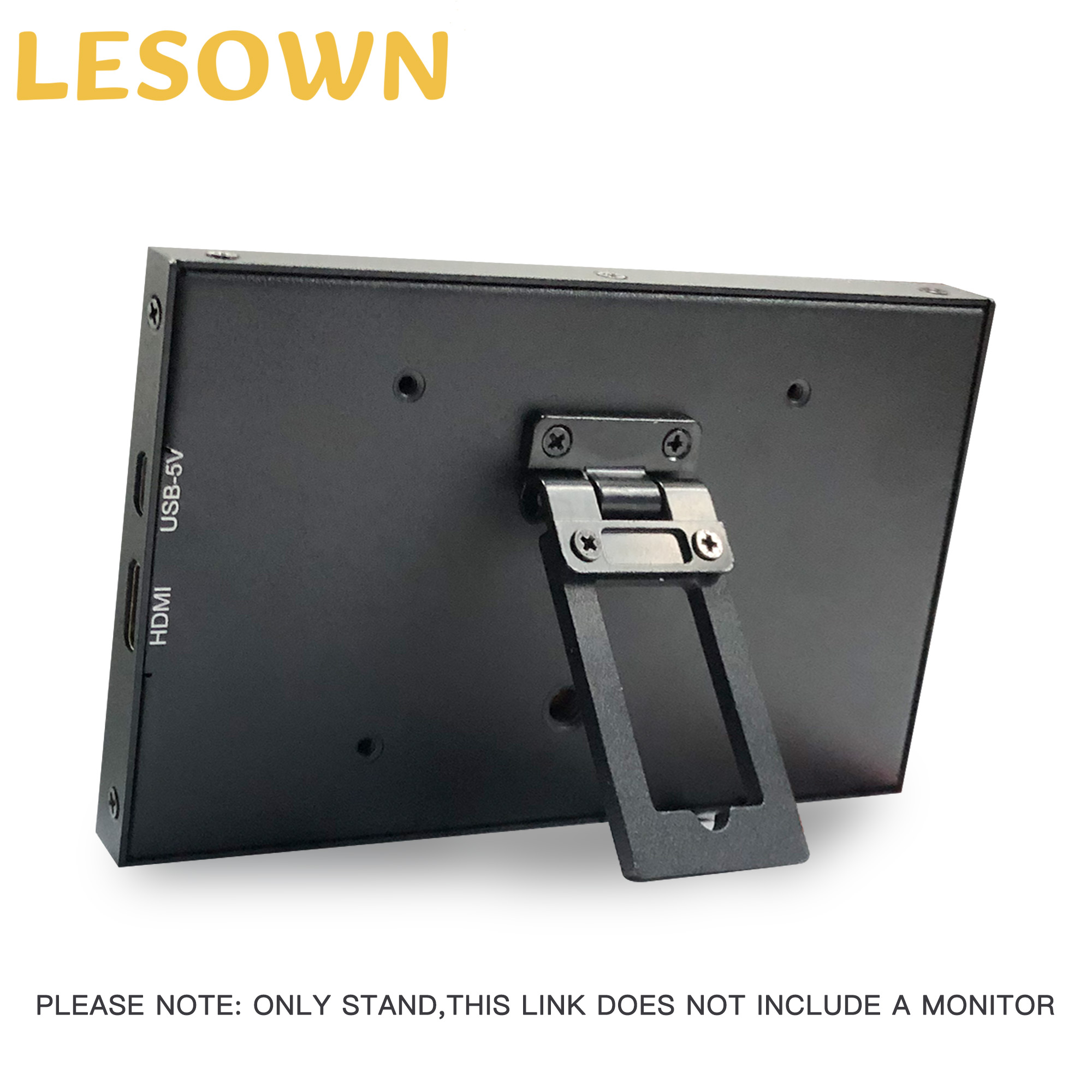 LESOWN モニター角度調整可能ロングショートバックスタンドデスクトップ学習スタンドディスプレイポータブルモニターサポート