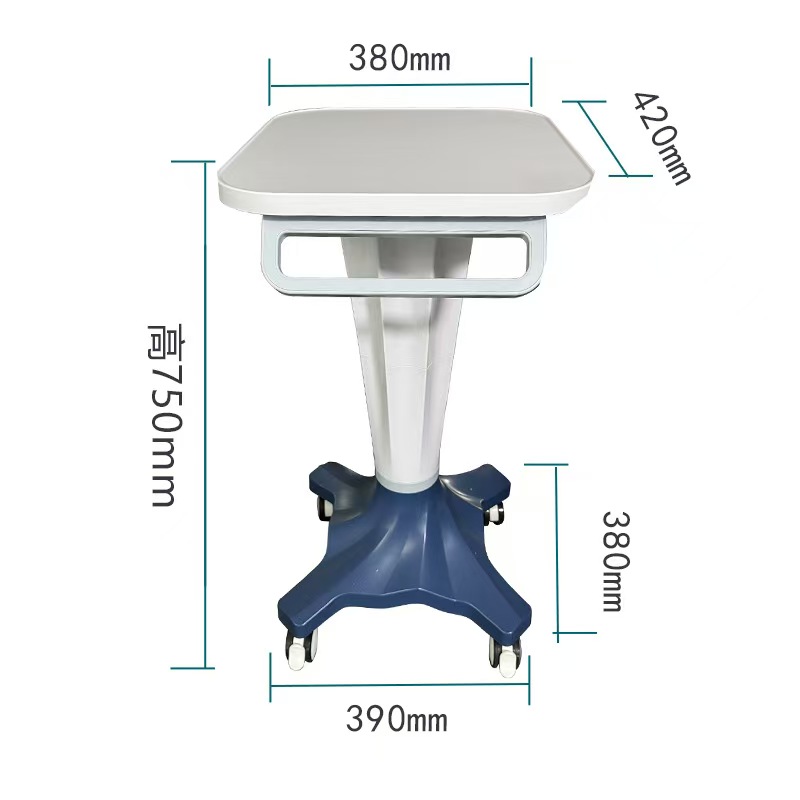 口腔クリニック医療サロントロリー ABS 収納 360 度回転プロフェッショナルポータブル移動美容サロンカート