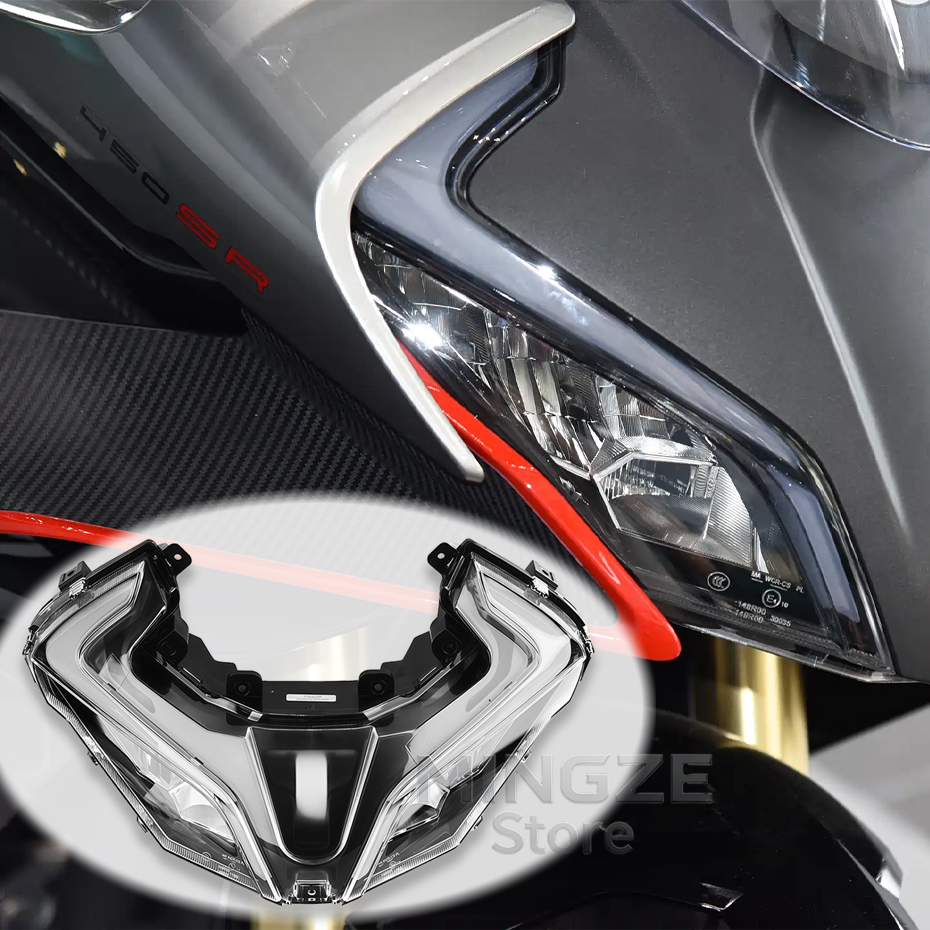 CFMOTO 450SR 450SRS オリジナルアクセサリー cf450sr srs バイクヘッドライトアセンブリシングルスイングアームヘッドライト