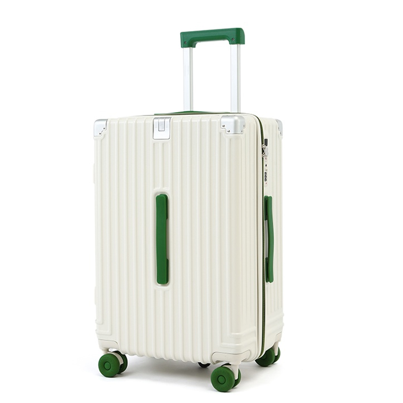 旅行スーツケース 旅行キャビン ジッパー ミドルサイズ 荷物 20/22/24/26/28 カラーブロック カップホルダー付き ローリングビジネストロリーケース