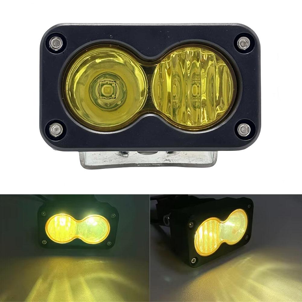 3 インチ車のスポットライト白黄色 LED ポッド駆動ワークライトオートバイのピックアップトラックオフロード屋根荷物ラックランプ 20 ワット