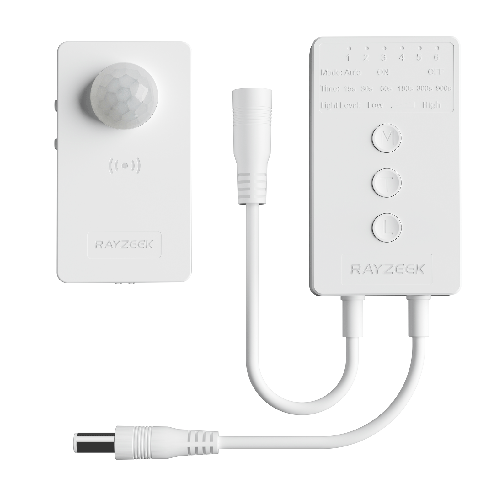 ワイヤレスモーションセンサーコントローラーキット-配線不要ミニ PIR センサースイッチ 12/24VDC RF ワイヤレス制御 LED ストリップライト