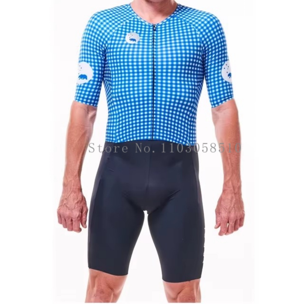 Wyn 男性屋外サイクリングジャージジャンプスーツ夏のスキンスーツトライアスロン Mtb 水泳ランニングボディスーツバイク服 Ciclismo