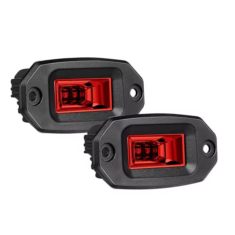 オフロード用 20 ワット LED フラッドライトバー 4 インチ凹型マウント駆動霧ワークライトジープ SUV UTV ボート