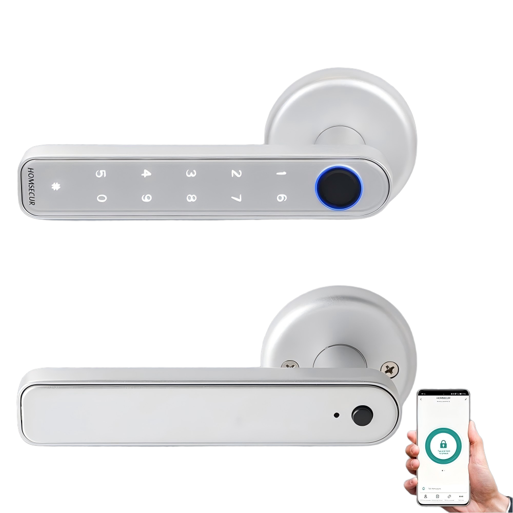 HOMSECUR 電子指紋パスワードドアロックアプリ Bluetooth リモートオープニング