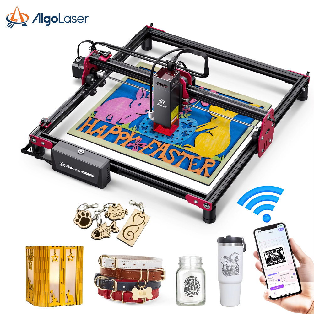 AlgoLaser DIY キット強力な木材レーザー彫刻カッター 10 ワットレーザーヘッドレーザー彫刻カッター木工 TTL ダイオードレーザー彫刻機