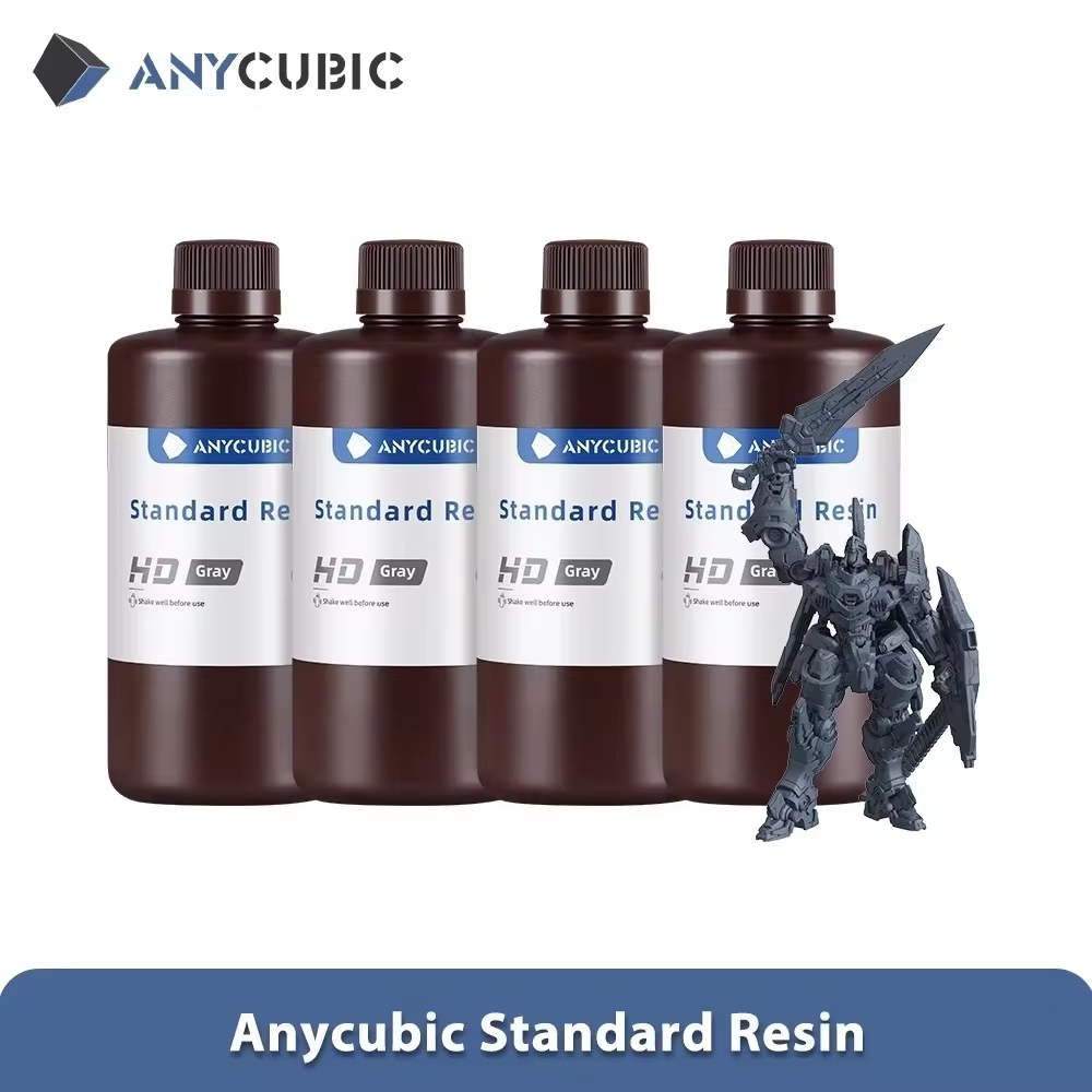 ANYCUBIC 4 ピース/ロット 405nm UV 樹脂 3D プリンタ LCD 液体フォトポリマー樹脂 3D 印刷樹脂アップグレード 1 キロ