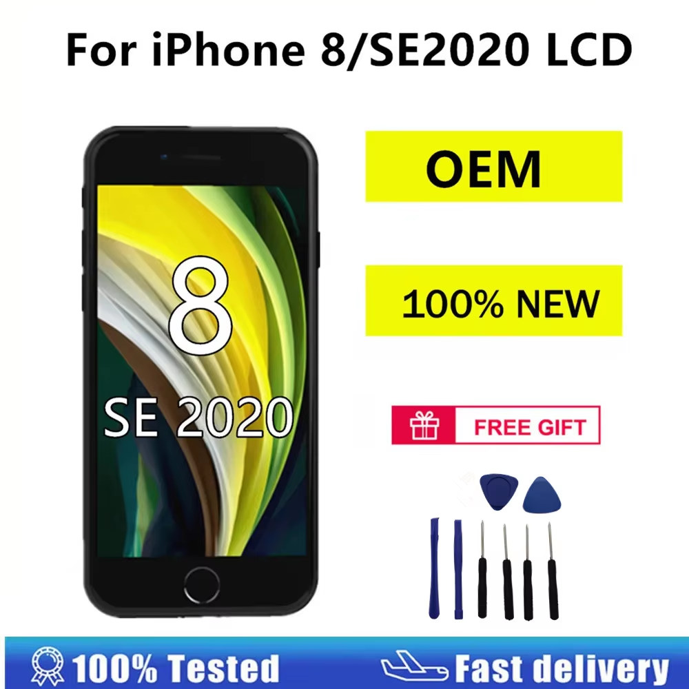 OEM iPhone SE 2020 SE 2022 iPhone 8 液晶ディスプレイタッチスクリーンデジタイザアセンブリキット A2275 A2296 A2298 A1863 A1905 A1906