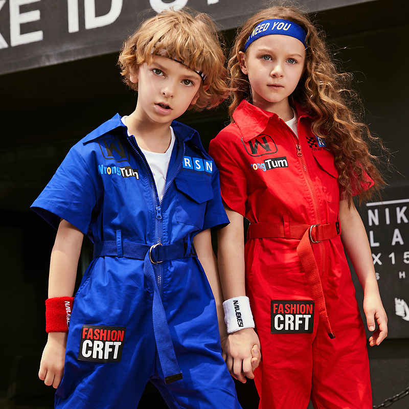 ヒップホップダンスウェア衣装ステージ衣装つなぎ服女の子ジャズモダンダンス衣装服スーツ子供子供