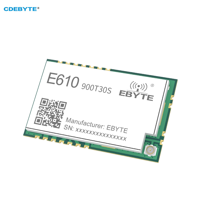 900Mhz 30dbm ワイヤレス高速連続伝送モジュール UART CDEBYTE E610-900T30S 低遅延長距離 SMD