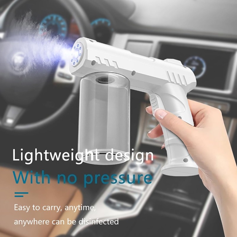新スタイル 280 ミリリットル理容噴霧器ボトルワイヤレス電動 USB ナノ青色光スチームスプレーガンガーデンハウス