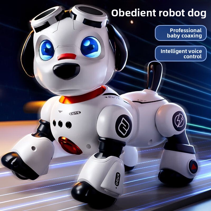 新しい RC ロボット犬のおもちゃ - インテリジェントウォーキングフラッシュ教育玩具子供男の子女の子幼児クリスマスプレゼント