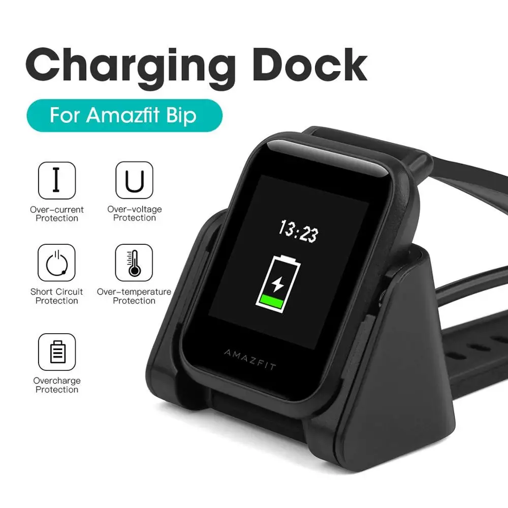 USB 磁気充電器 Xiaomi Huami Amazfit Bip Youth A1608 モデルスマートウォッチ交換用充電器急速充電ケーブルクレードル