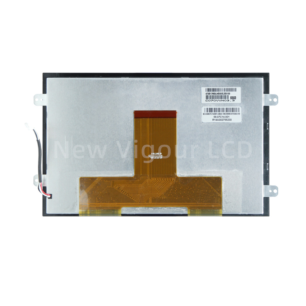 QFAD305C 本物の 7 インチ C070VVN03.3 液晶ディスプレイ AU-DI A3 アルパイン 8v0 857 273 n デジタイザナビゲーション液晶画面