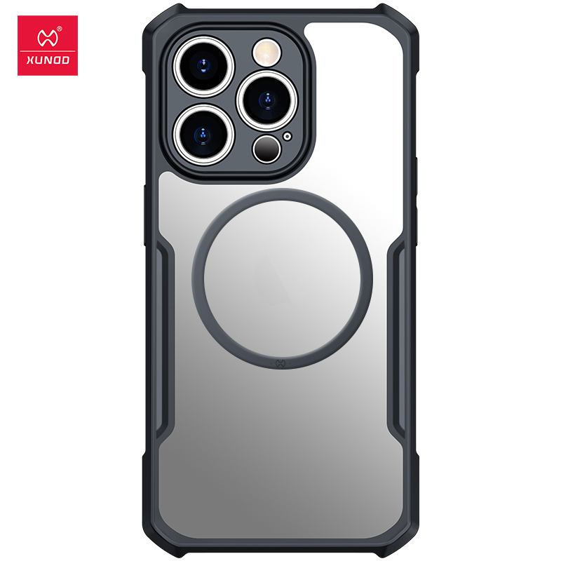 Xundd ケース iPhone 15 14 16 17 Pro Max 17 Air Phone 13 Pro 12 磁気ケース、エアバッグ耐衝撃シェル、カメラ保護カバー