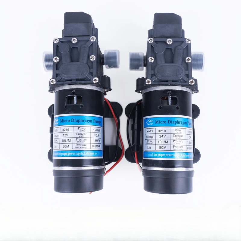 12V 24V 100W 120W 10L/分水高圧電気ダイヤフラム自吸式ポンプ噴霧器洗車