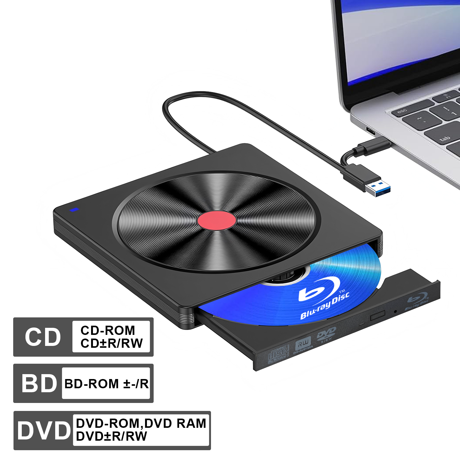 外付けブルーレイドライブ、USB 3.0