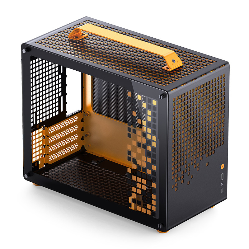 JONSBO シャーシ Z20 ミックスカラー エディション 取り外し可能なキャリング ハンドル ミニマリスト MATX PC ゲーミング シャーシ