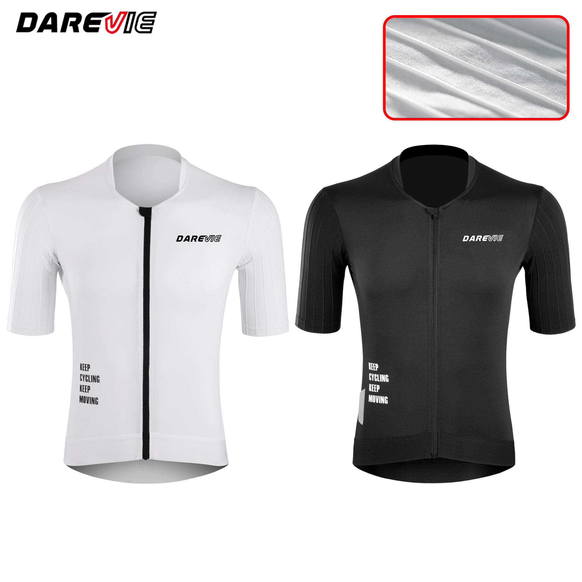 DAREVIE Aero Man サイクリング マイヨ 抵抗軽減 PRO レベル サイクリング ジャージ 抗 UV 40 吸湿発散性 メンズ サイクリング ウェア