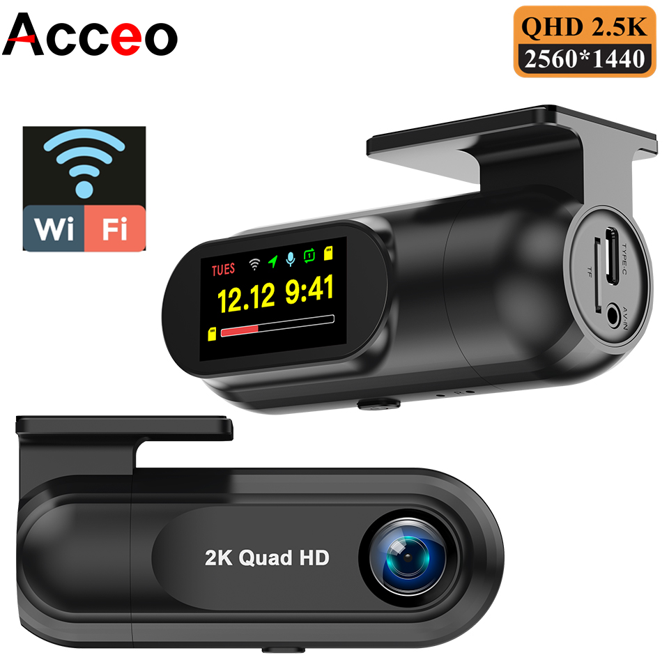 2K ダッシュカム WiFi 車 DVR カメラ ダッシュカム サポート GPS ループ録画 ナイトビジョン G センサー パーキングモニター ドライブレコーダー