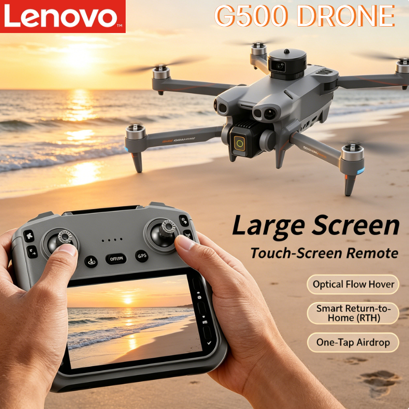 Lenovo G500 GPS 折りたたみ式ドローン大画面デュアルカメラオプティカルフロー障害物回避長距離 5G WiFi FPV 空中クアッドコプター