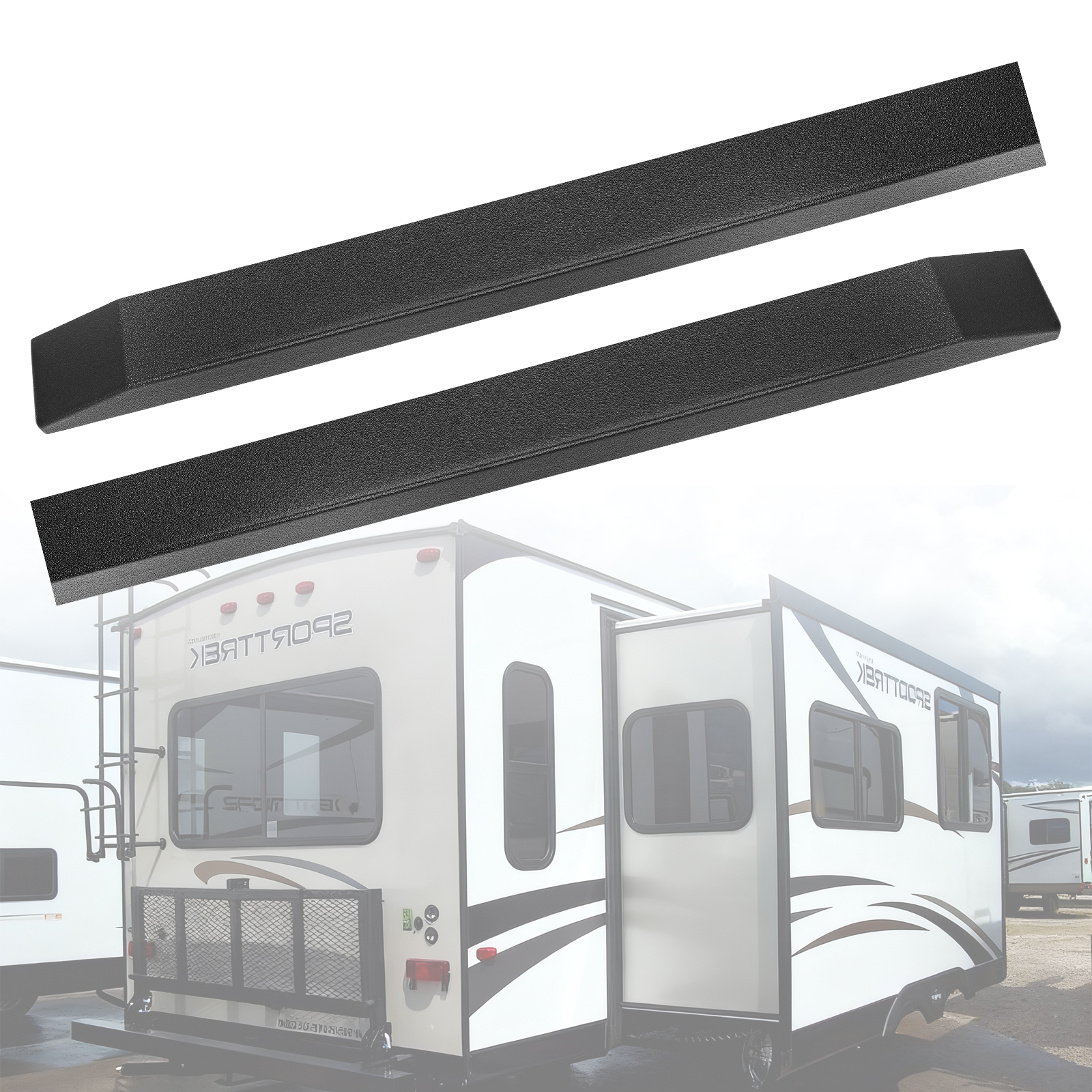RV スライドアウト スキーセット 2 個 スライドアウト スタビライザー コーナーエッジプロテクター 床の傷や擦り傷を防ぎます