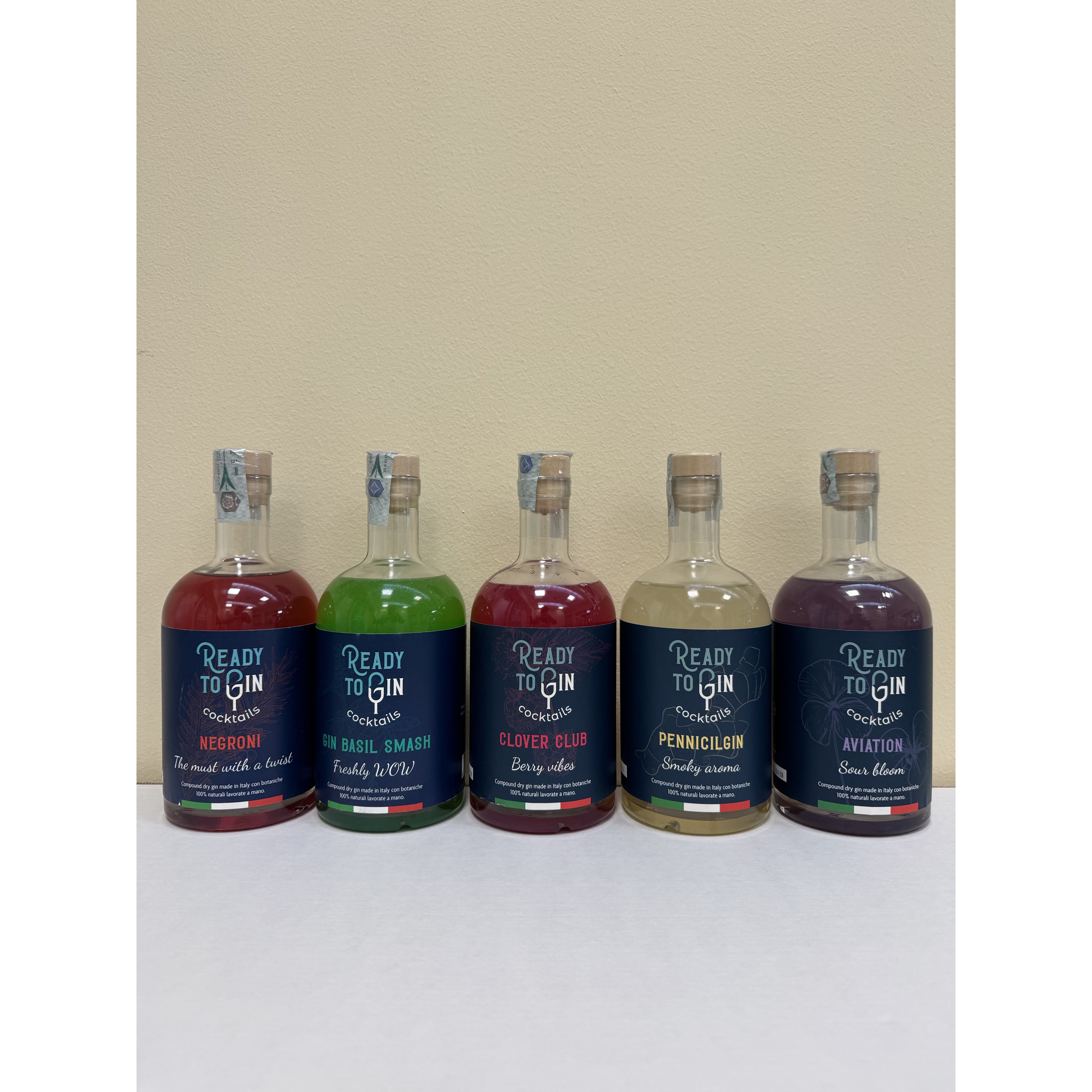 Ready To ジン カクテル 700ml 各 ネグローニ バジル スマッシュ クローバー クラブ アビエーション ペニシルジン