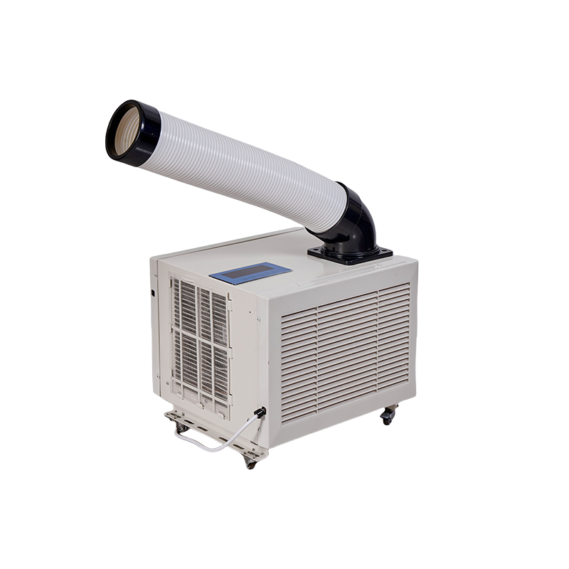移動式産業用空気冷却器 AC モーター自動運転 R-410A 冷媒大型可動ユニット日立コンプレッサー 1 年