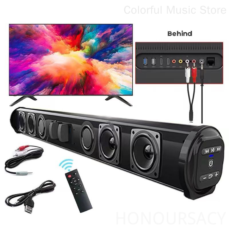 新しいサウンドバーブラスター Bluetooth スピーカーデスクトップホームテレビ屋外スーパーパワーサウンドテレビプロジェクターサブウーファーポータブルサウンドバー BS-10