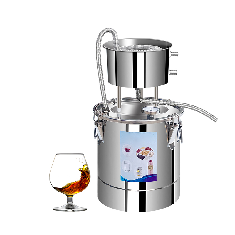 ステンレス鋼密造酒蒸留器 10L 水アルコール蒸留器醸造機器自家製水ブランデーワイン製造キット