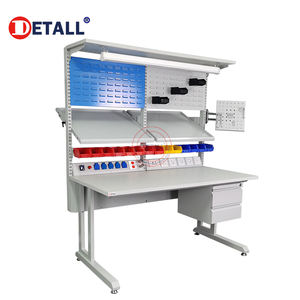 Detall 電子式静電気防止モバイル携帯電話修理用作業台（修理用ツール台付き）