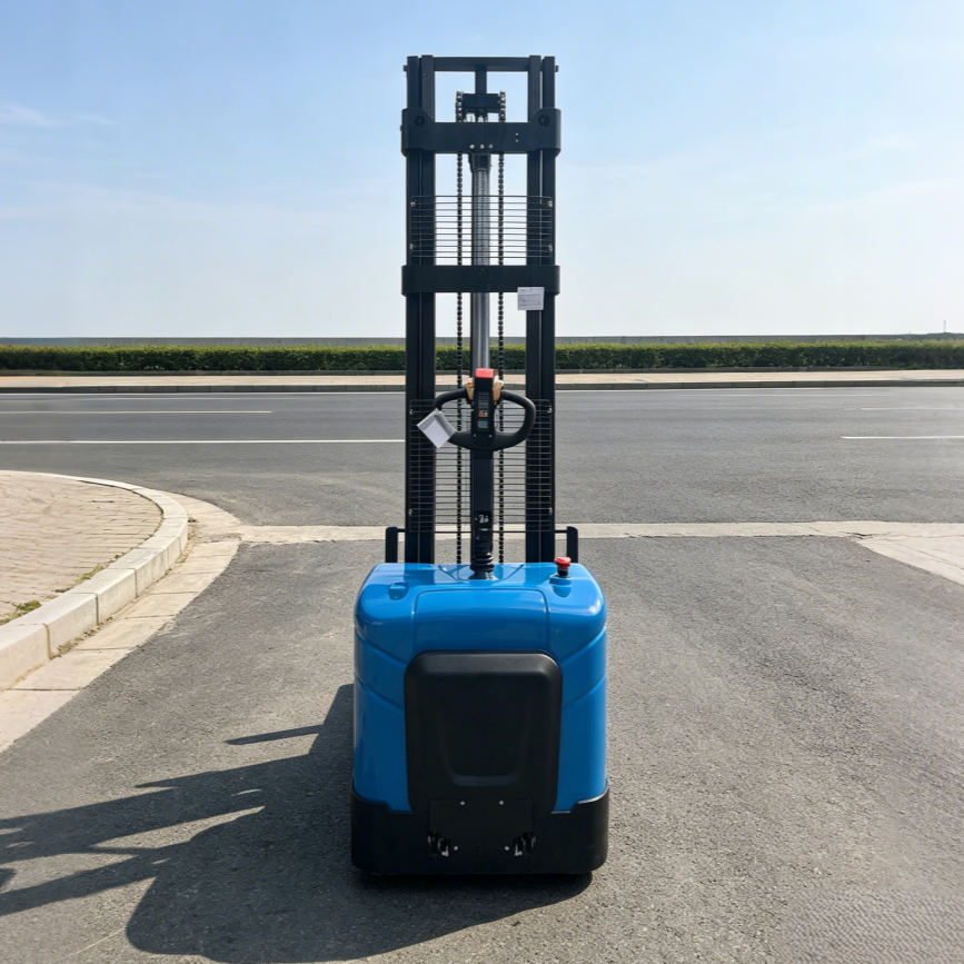 カスタマイズ CE 電動油圧パレットスタッカー 2T 2 メートルの昇降高さ電動スタッカーリフト電動パレットスタッカー