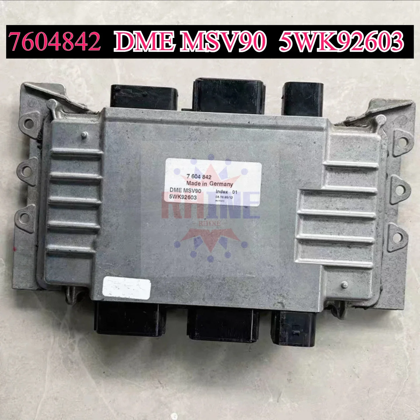 高品質電子制御モジュールユニット、エンジン ECU ECM コンピュータボード制御モジュール DME MSV90 5WK92603 7604842、BMW 用