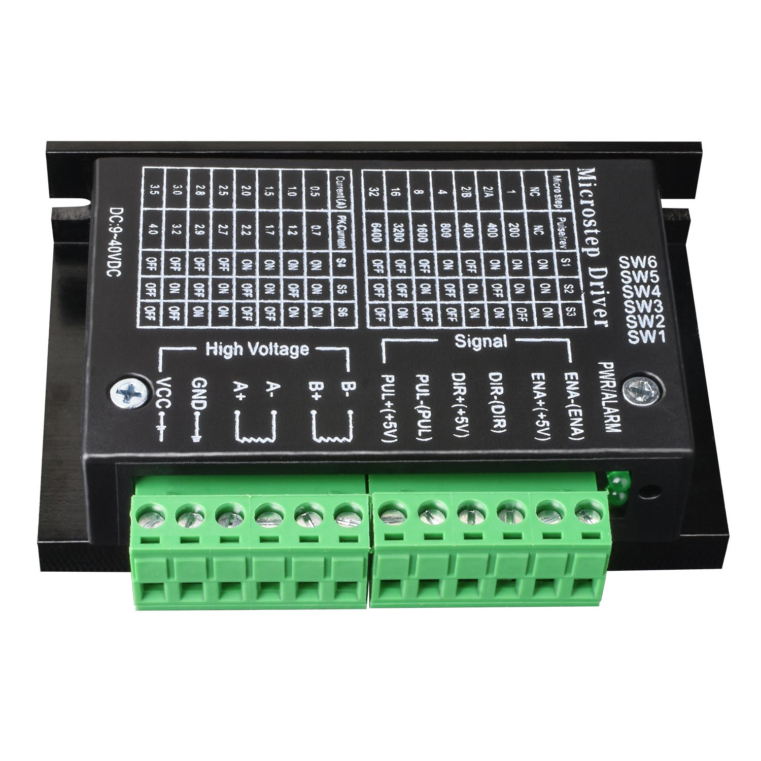 高品質ステッピングモーターコントローラー TB6600 アップグレードバージョン 32 セグメント 4A 40V 57/86 ステッピングモータードライバー制御モーター