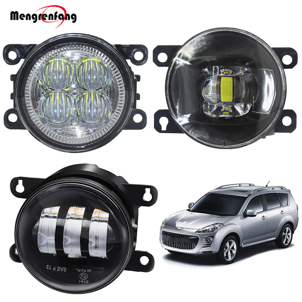 フォグライトアセンブリ H11 車のフロントバンパー LED レンズフォグランプデイタイムランニングライト 12V プジョー 4007 GP_ 2007-2013