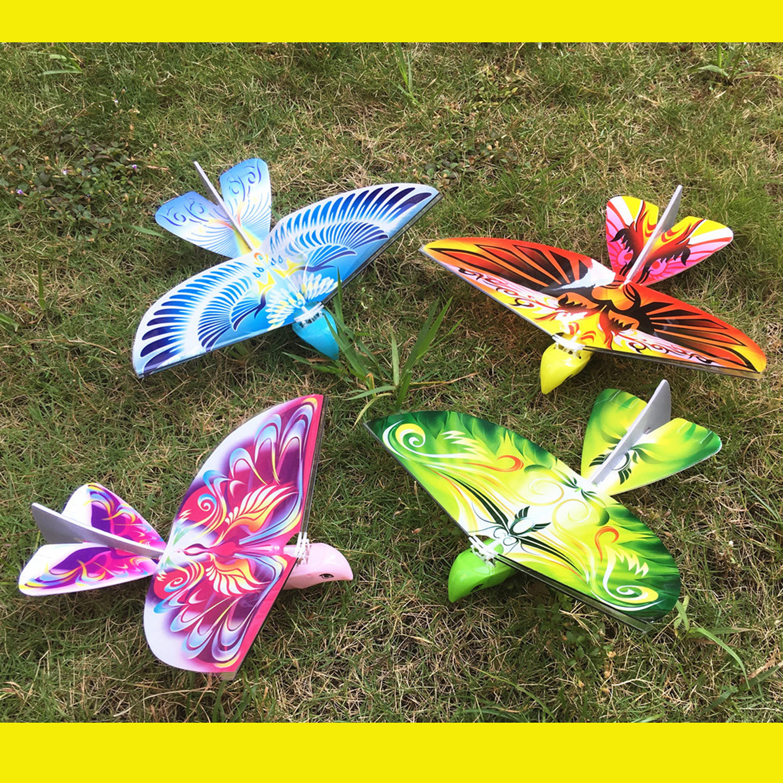 飛んでいる鳥電子 RC ドローンおもちゃヘリコプター 235x275x70mm 360 度飛行 RC 鳥のおもちゃ 2.4 GHz リモートコントロール E-Bird