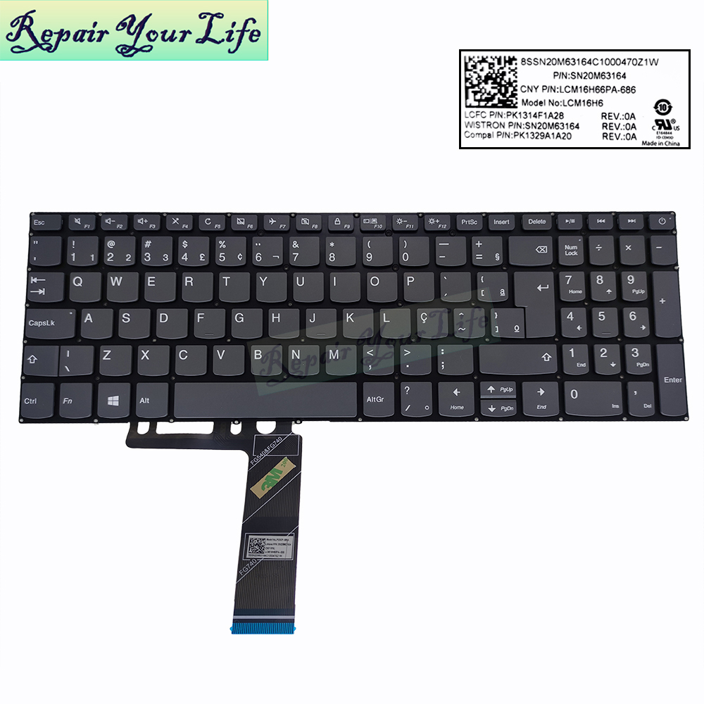 BR ブラジルレノボ IdeaPad 320-15ABR 15IAP 320-15AST 320-15IKB 15ISK 330-15IKBR SN20M63164 ブラジルラップトップキーボード