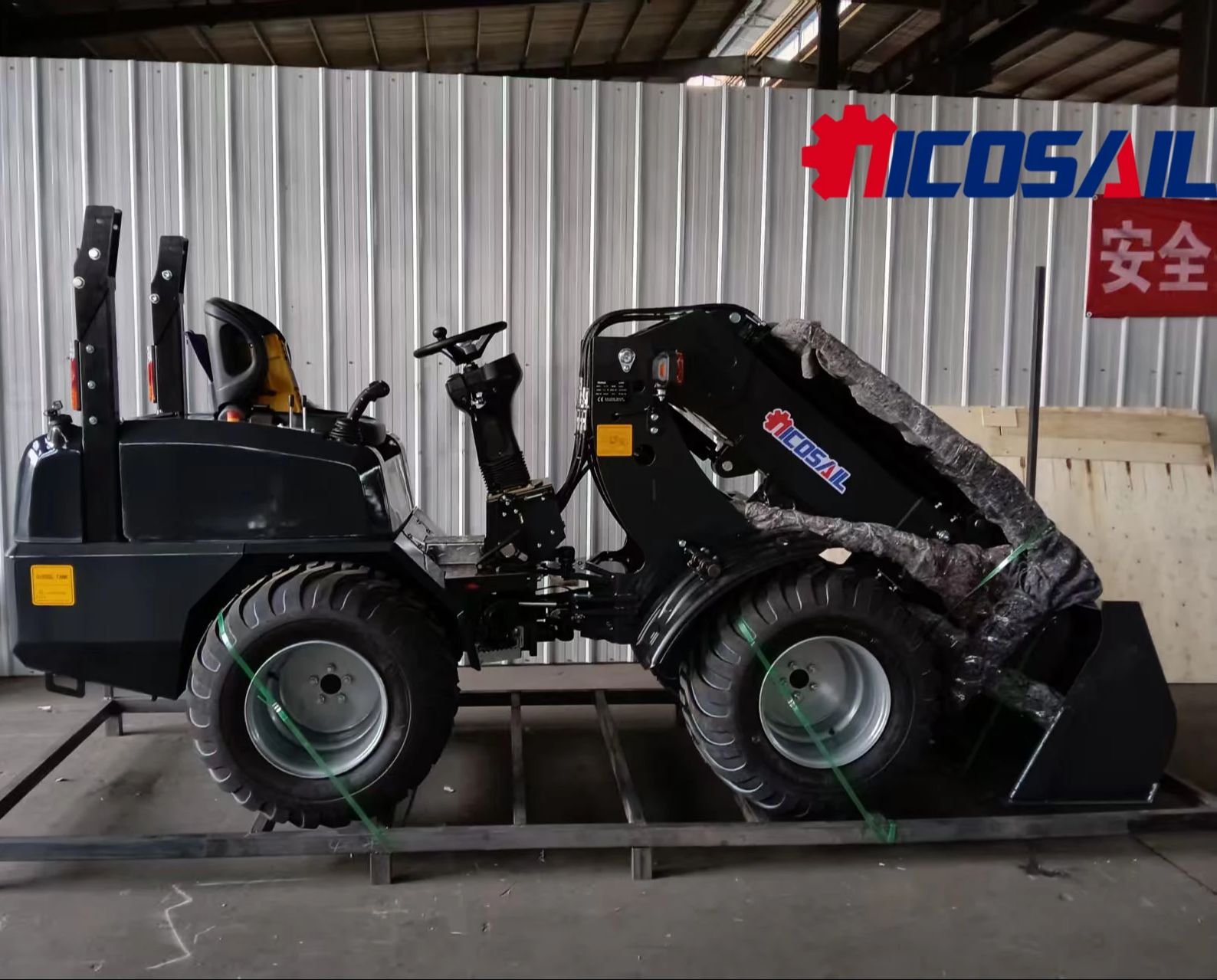 ホットセール: CE 認定ホイールローダー、短納期、伸縮式ローダー、ホットセール: 1000kg 耐荷重