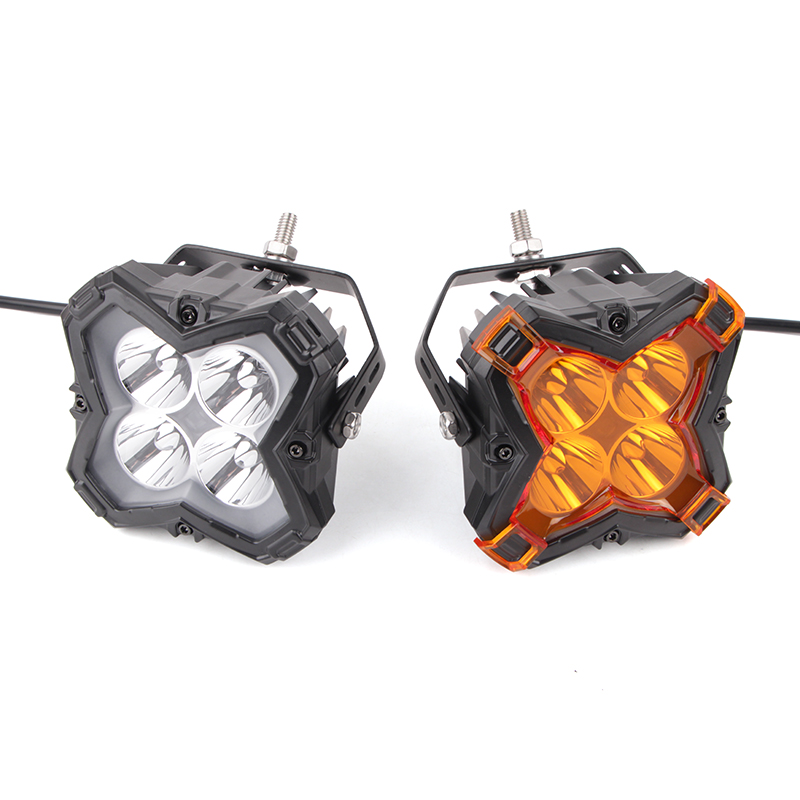 B402 車のライト 4 インチワークライト LED 6000K 3000K フォグランプオートバイトラック SUV オフロードデイタイムランニングライト 12V 防水