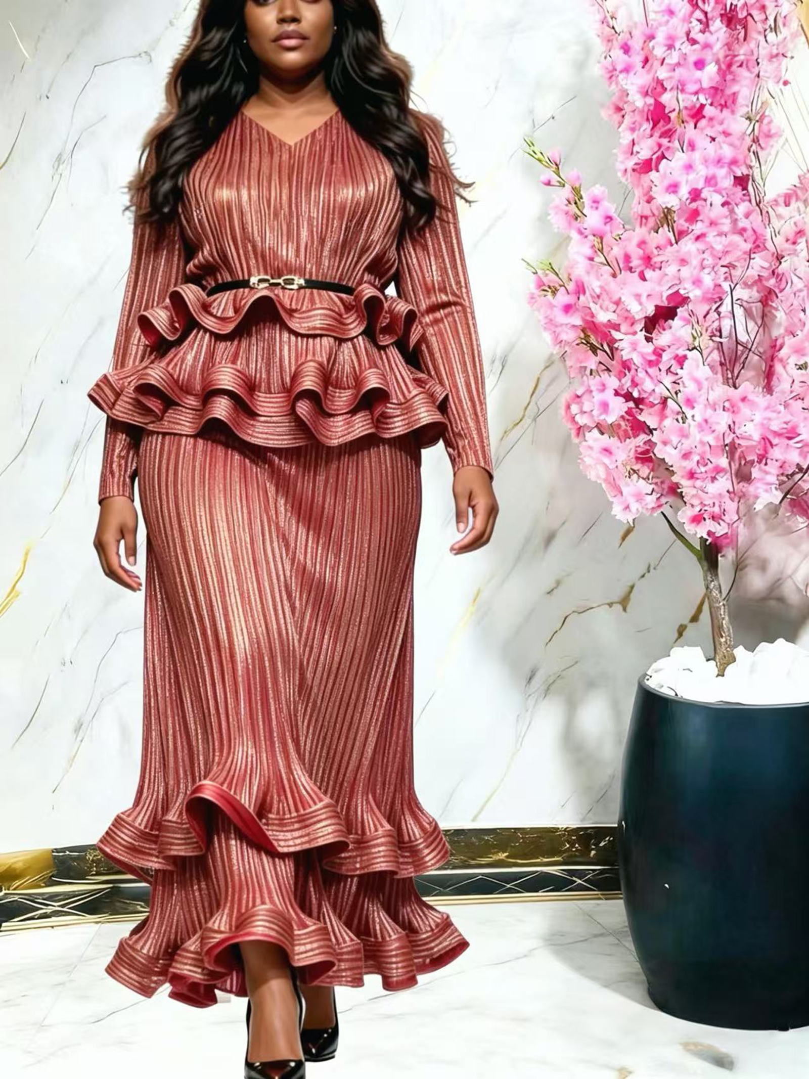 ウェディングパーティー伝統的なアフリカのドレス女性のためのカフタン衣装ファッションアフリカ服だしきローブ Africains ファム 2026