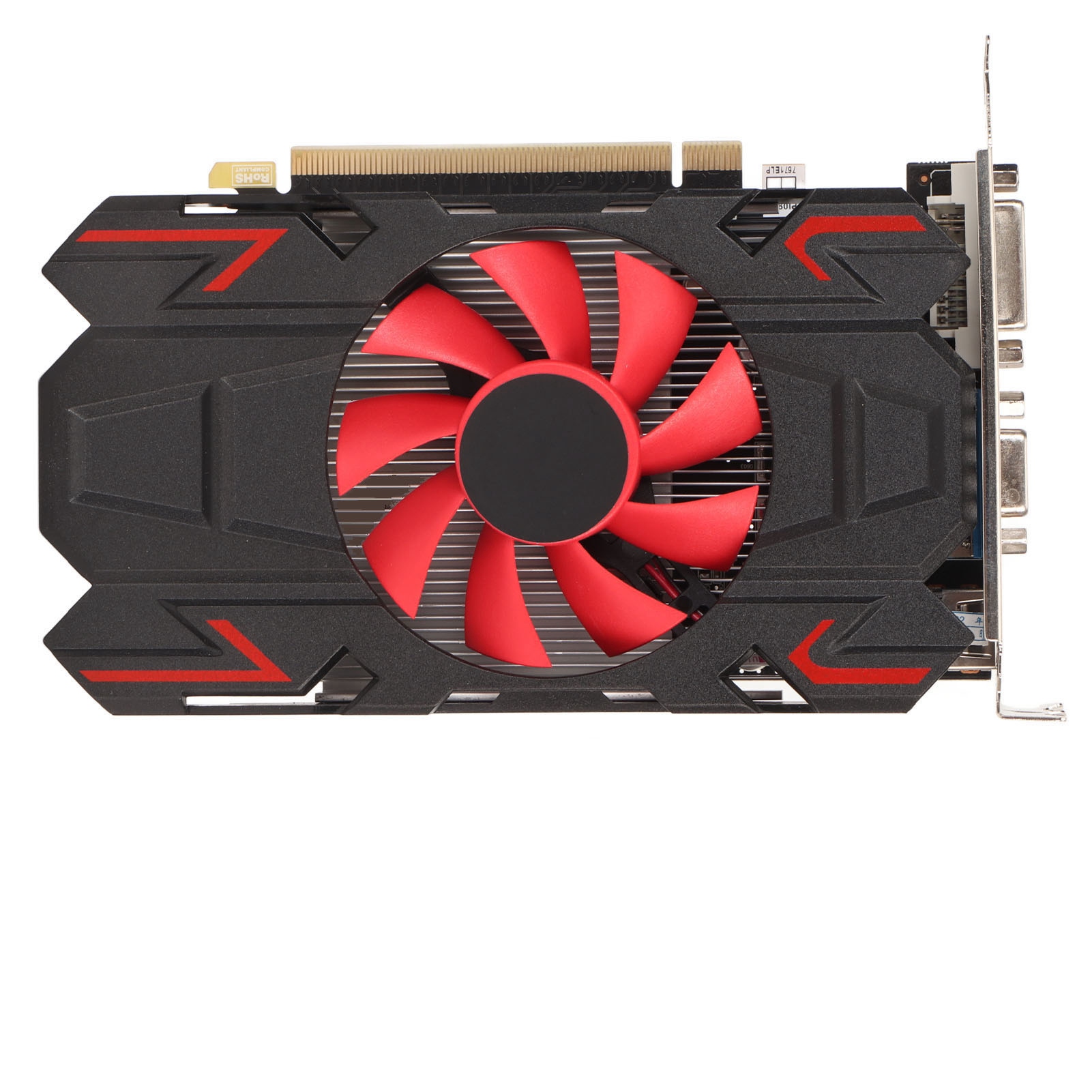 HD7670 4GB DDR5 128bit グラフィックカード（冷却ファン搭載、2560x1600対応、HDマルチメディアインターフェース、DVI、VGA対応、ゲームグラフィックカード）