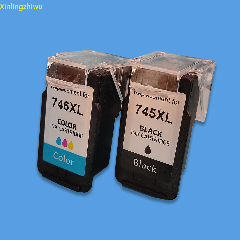 交換用互換性のある 745XL 746XL PG745 CL746 XL インクカートリッジ Canon PIXUS IP2870/iP2872/iP2870S、MG2470/MG2570/MG2570S 用
